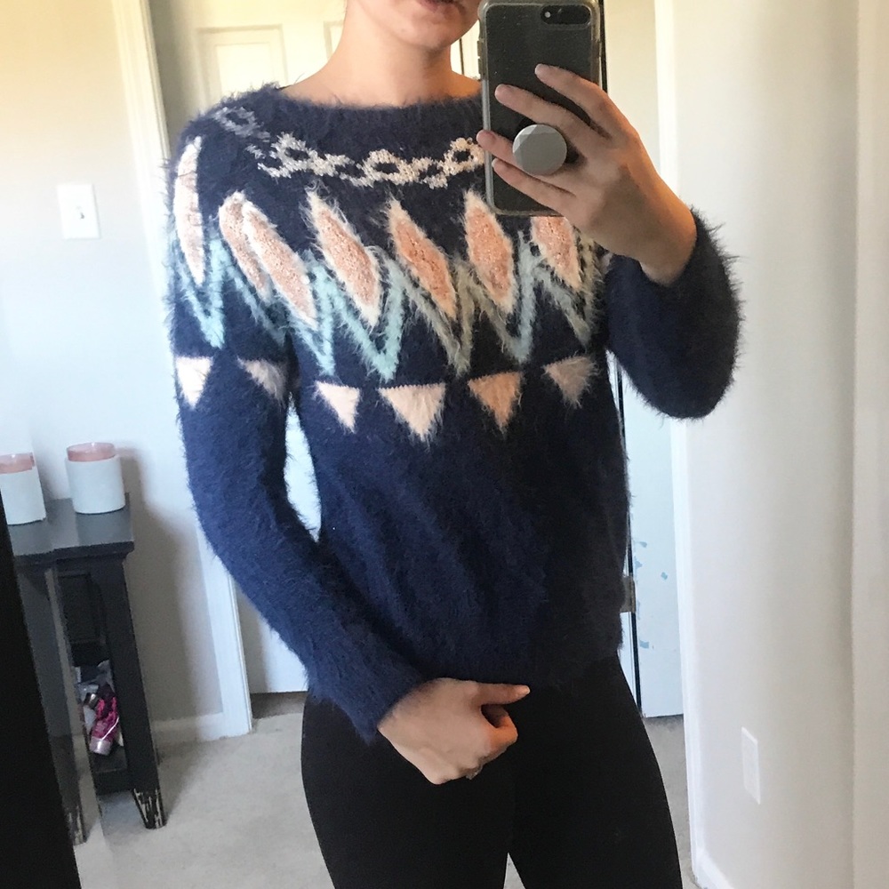 Lauren Conrad Fuzzy Sweater